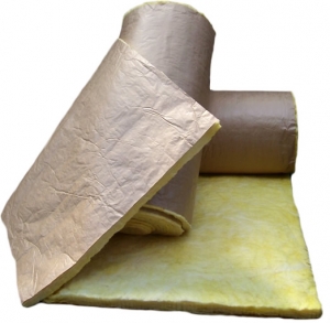 Lã de Vidro Revestido com Papel Kraft Foto Lã de Vidro Revestido com Papel Kraft